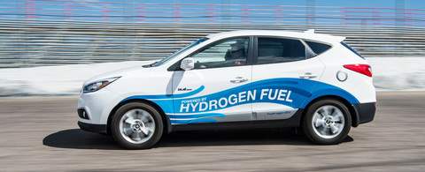 Hidrojenle çalışan araba